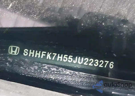 2018 Honda Civic Ex from USA, damaged, VIN SHHFK7H55JU223276